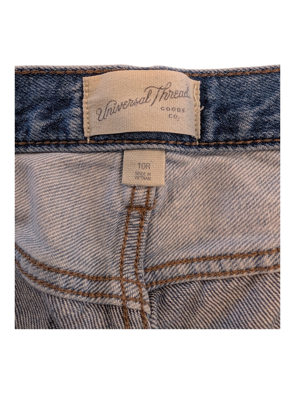 Universal Thread Two-Tone Denim Jeans — Navy & Light Blue - Picture 5 of 8